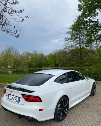 Audi RS7 cena 270000 przebieg: 38500, rok produkcji 2017 z Białystok małe 106